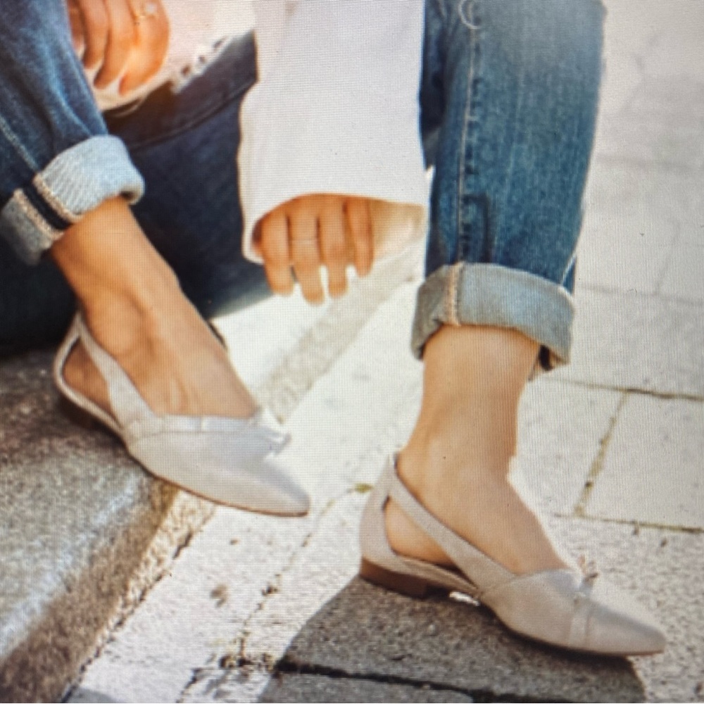 Elegant frilly ballerinas by Paul Green UK size 4 1/2, US equivalent 7.